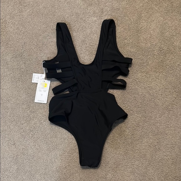 TiniBikini Black One Piece Swimsuit - Picture 2 of 12